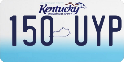 KY license plate 150UYP
