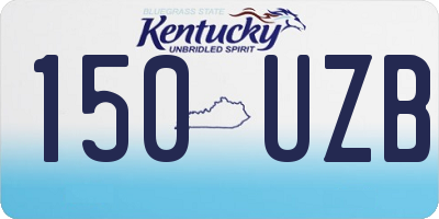 KY license plate 150UZB