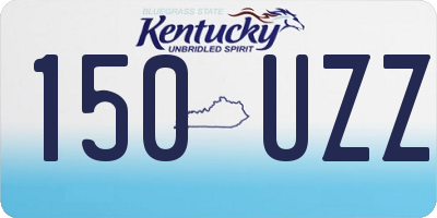 KY license plate 150UZZ