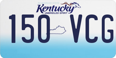 KY license plate 150VCG