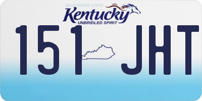 KY license plate 151JHT