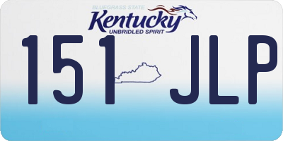KY license plate 151JLP