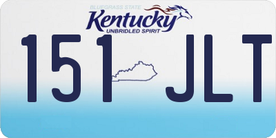 KY license plate 151JLT