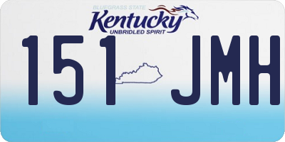 KY license plate 151JMH