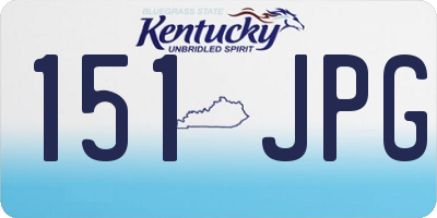 KY license plate 151JPG