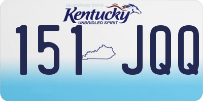 KY license plate 151JQQ
