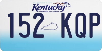 KY license plate 152KQP