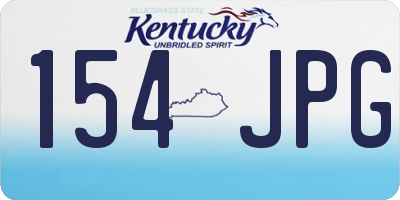 KY license plate 154JPG