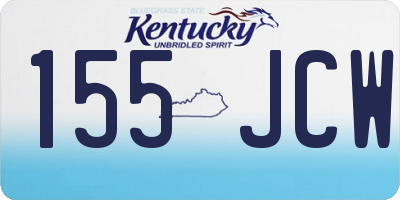 KY license plate 155JCW