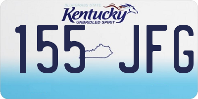 KY license plate 155JFG