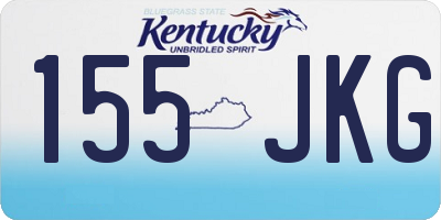 KY license plate 155JKG
