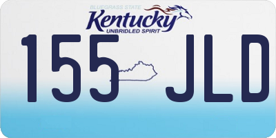 KY license plate 155JLD