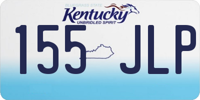 KY license plate 155JLP