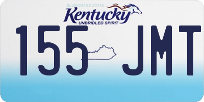 KY license plate 155JMT