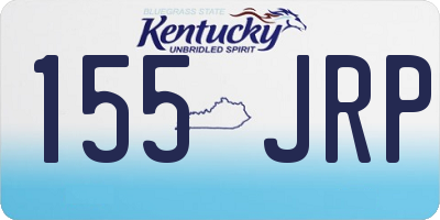 KY license plate 155JRP