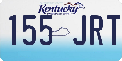 KY license plate 155JRT