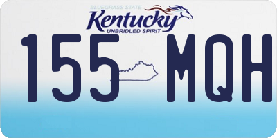 KY license plate 155MQH