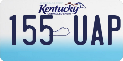 KY license plate 155UAP