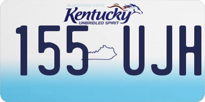 KY license plate 155UJH