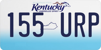 KY license plate 155URP