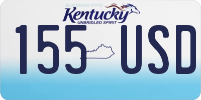 KY license plate 155USD