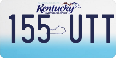 KY license plate 155UTT