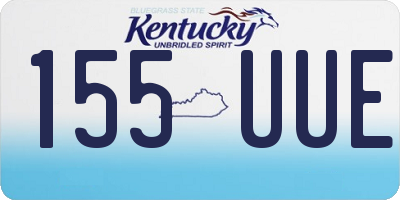 KY license plate 155UUE