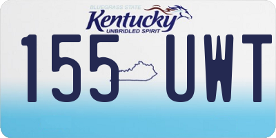 KY license plate 155UWT