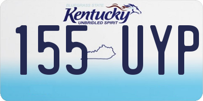 KY license plate 155UYP