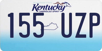KY license plate 155UZP
