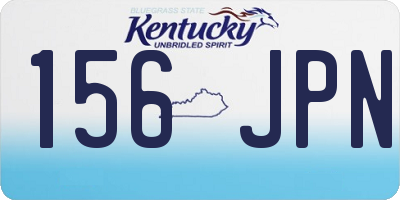 KY license plate 156JPN