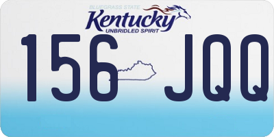 KY license plate 156JQQ