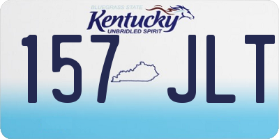 KY license plate 157JLT