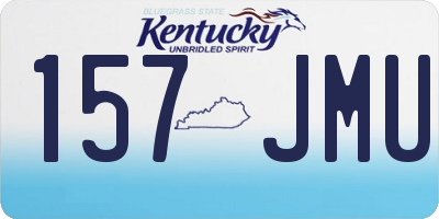 KY license plate 157JMU