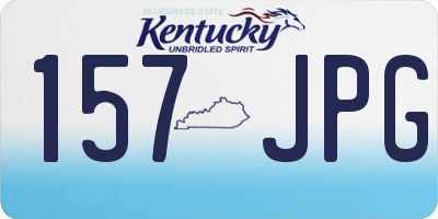KY license plate 157JPG