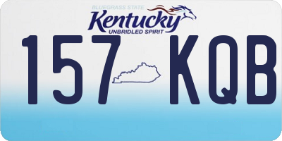 KY license plate 157KQB