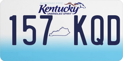 KY license plate 157KQD