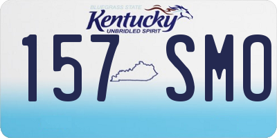 KY license plate 157SMO