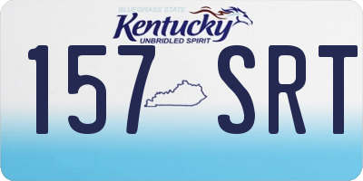 KY license plate 157SRT