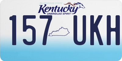 KY license plate 157UKH