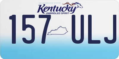 KY license plate 157ULJ
