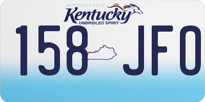 KY license plate 158JFO