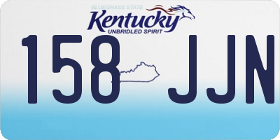 KY license plate 158JJN