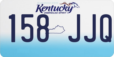 KY license plate 158JJQ