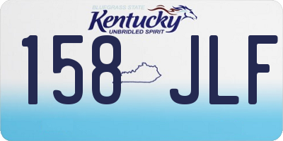 KY license plate 158JLF