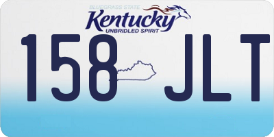 KY license plate 158JLT