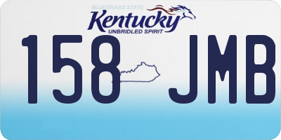 KY license plate 158JMB