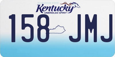 KY license plate 158JMJ