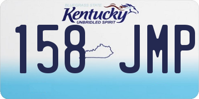 KY license plate 158JMP