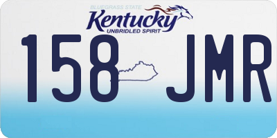 KY license plate 158JMR